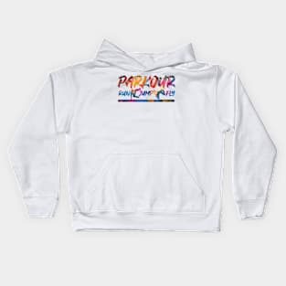 parkour freerunning Kids Hoodie